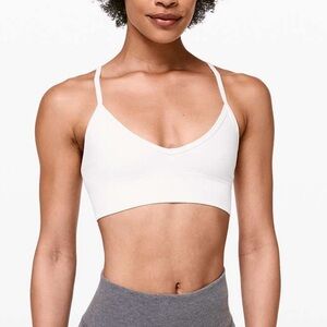 🍋 Lululemon Ebb To Street Bra II White - 10